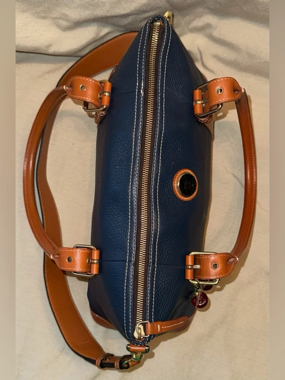 Dooney & Bourke Pebble Grain Leather East-West Satchel